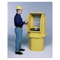 UltraTech International Inc 9640 UltraTech 36\"W X 36\"D X 66\"H Ultra-HardTop Plus Hazardous Drum Containment Units With 64 Gallon